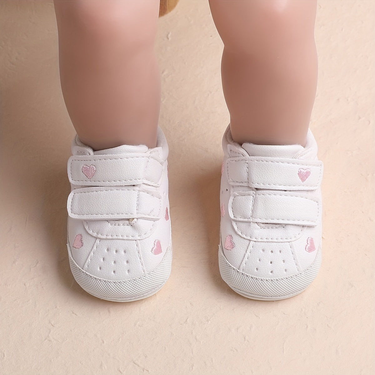 Cute and comfortable baby girl sneakers, lightweight non-slip shoes for all seasons.