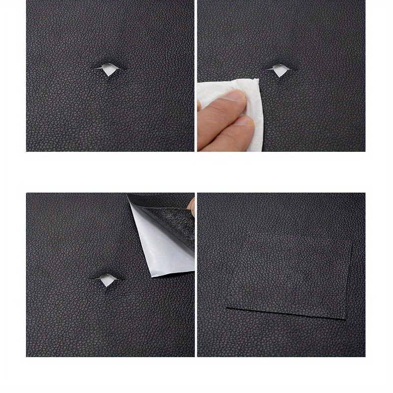 5 count of 25x30 self-adhesive repair patches for home sofa faux leather repair. These stickers are perfect for furniture renovation and fabric homemade DIY patches.