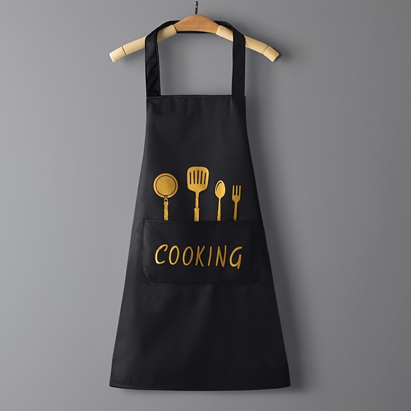 Stay fashionable in the kitchen with our durable Polyester Apron! Designed with a thick, waterproof and oil-resistant material, featuring a waist design for added comfort. Perfect for all your cooking and household tasks. Makes a wonderful Christmas gift