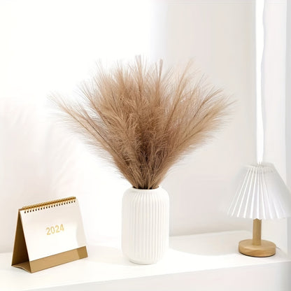 Set of 20 artificial pampas grass stems for home decor, weddings, and holidays. No container included.