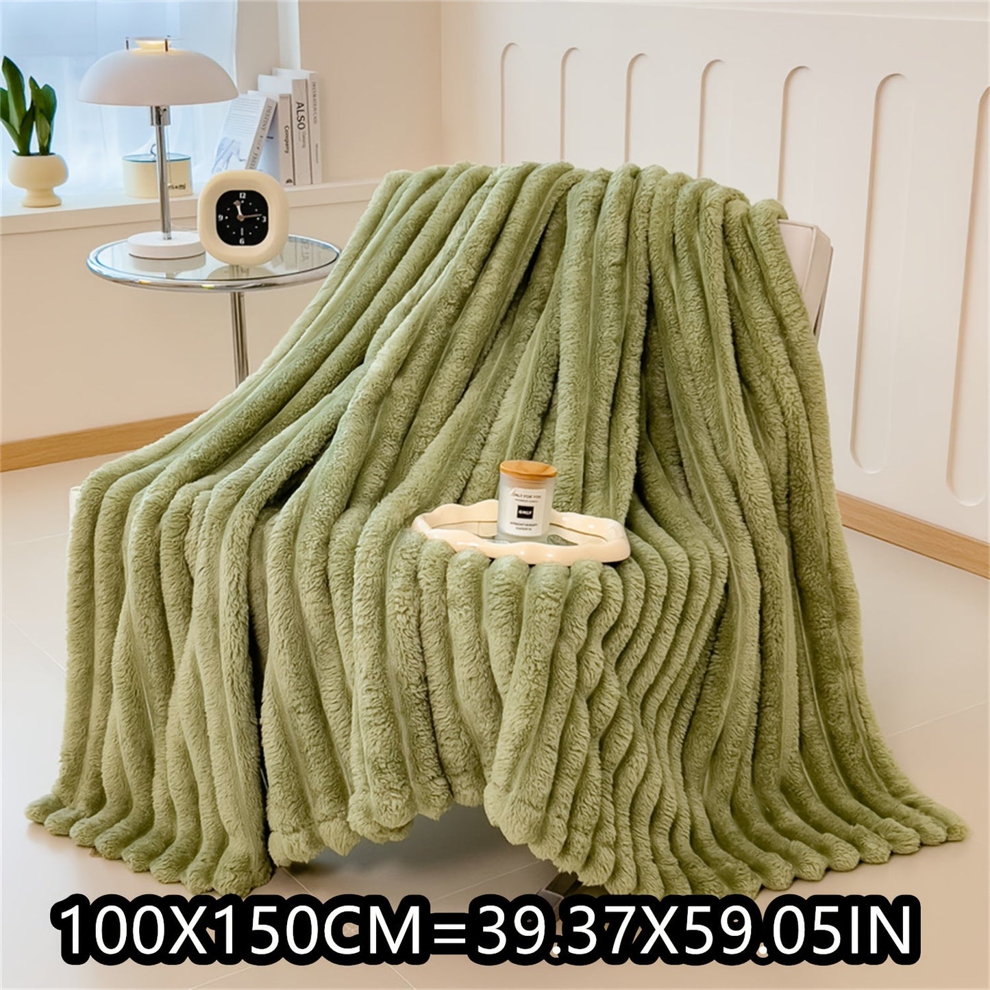 Indulge in the luxury of a Soft Plush Faux Rabbit Blanket - Cozy, Warm, and Stylish for Home, Work, or On the Go - Perfect Gift for Any Occasion