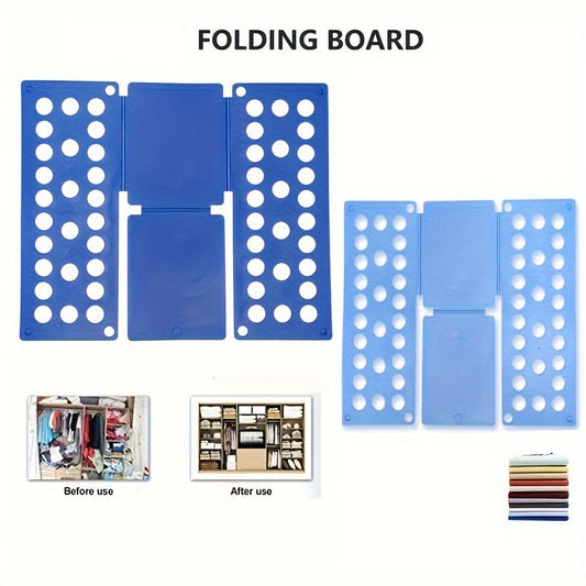 Effortless Clothing Folding Tool for People of All Ages, Convenient Plastic Folding Board for Quick and Easy Folding of Clothes