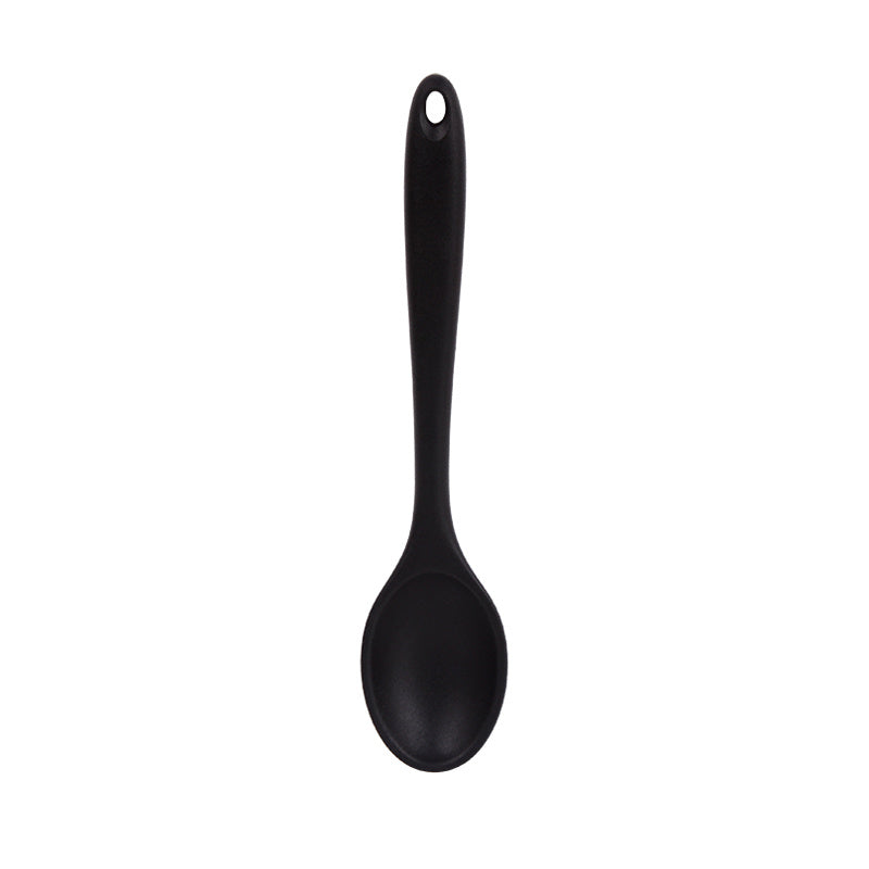 1 piece of silicone soup spoon for meals, kitchen cutlery, and tools.