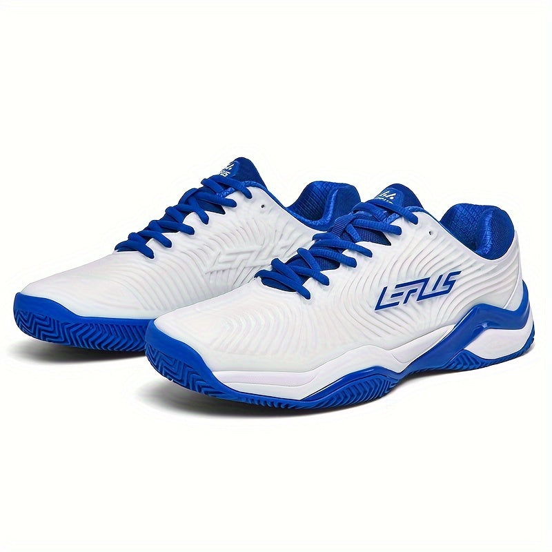 LEFUS Men's Court Shoes for Pickleball, Badminton & Tennis - Durable all-season sneakers with non-slip sole, shock-absorbing insole & fabric upper.