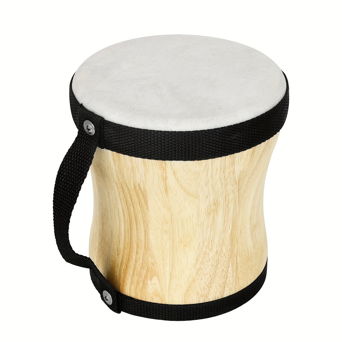 Professional Hand Drum with Sheepskin Head and Wooden Percussion Instrument, Ideal for Music Enthusiasts and Gifts, Includes Drumsticks, Suitable for Ages 14+