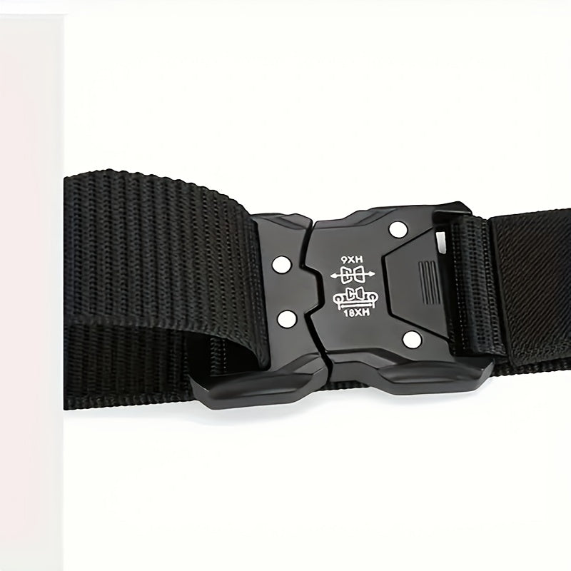 Two men's belts: stylish denim, versatile, outdoor sports, training, exercise, trend.