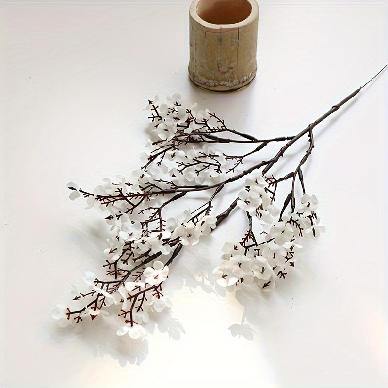 Artificial cherry blossom branches for vase, versatile décor for all seasons and occasions, no container included.