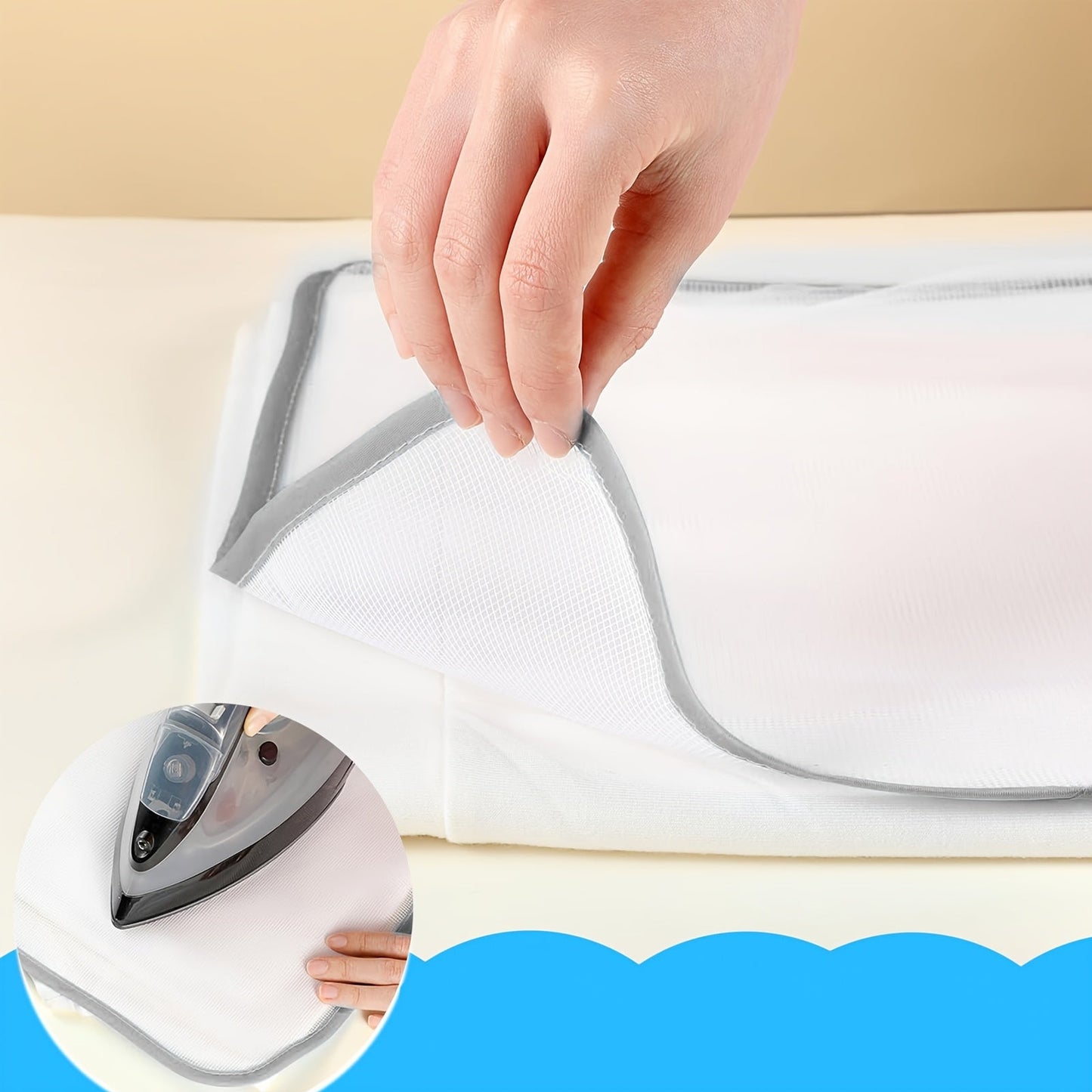 Reusable Ironing Mat Protects Clothes from Scorching, Non-Electric, Easy to Use, Durable for Home Ironing