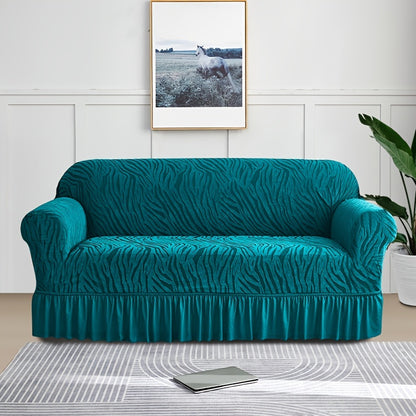 Dustproof sofa slipcover for all seasons, universal fit for couches, protects furniture in home decor.