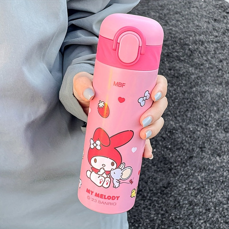 Sanrio Water Cup - The Cute and Portable Insulation Cup with a Straw, 420ML