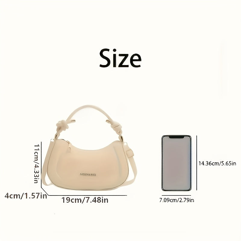 Women's durable PU mini shoulder bag with adjustable strap, zip closure, polyester lining - great for daily use and parties, perfect gift option in various colors.