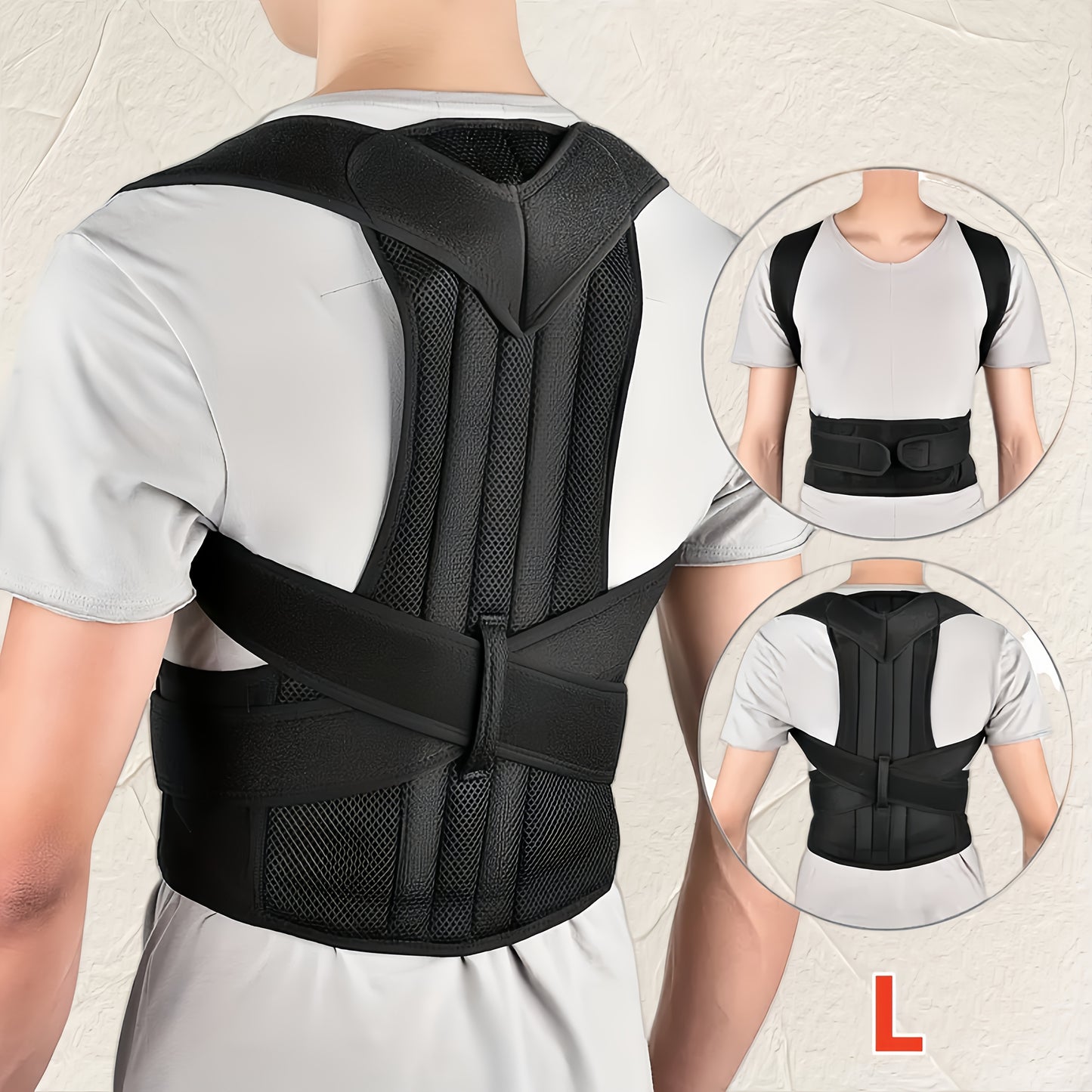 Unisex Adjustable Posture Corrector - Anti-Hunchback Support Strap