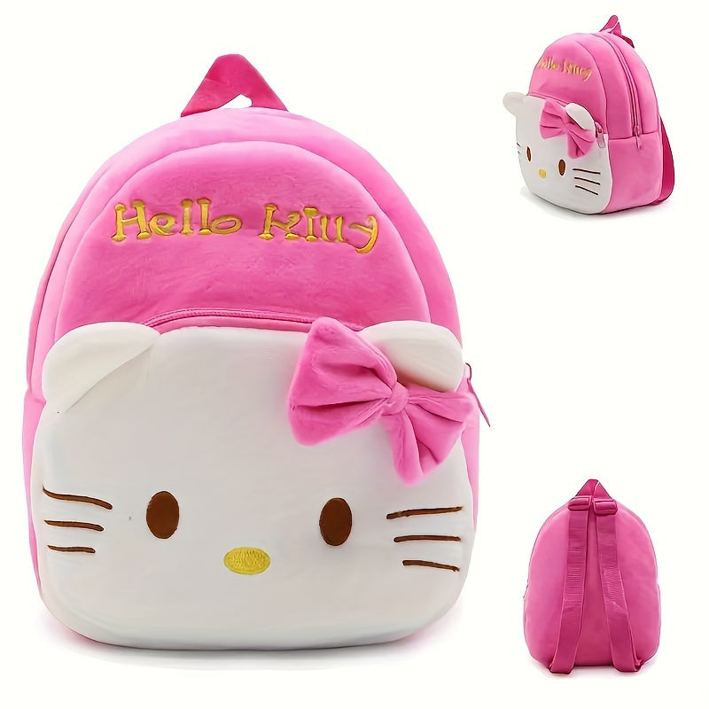 Sanrio Hello Kitty Large Backpack with Whisker Pattern Design, Durable Polyester, Hand Washable.