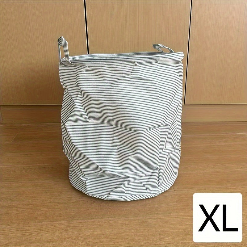 Foldable Storage Basket made from Non Woven fabric, perfect for dirty laundry in the bathroom or as a toy storage bucket.