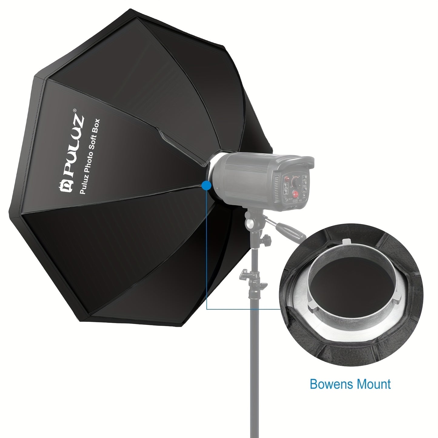 PULUZ 95cm Speedlite Flash Softbox with Bowens Mount