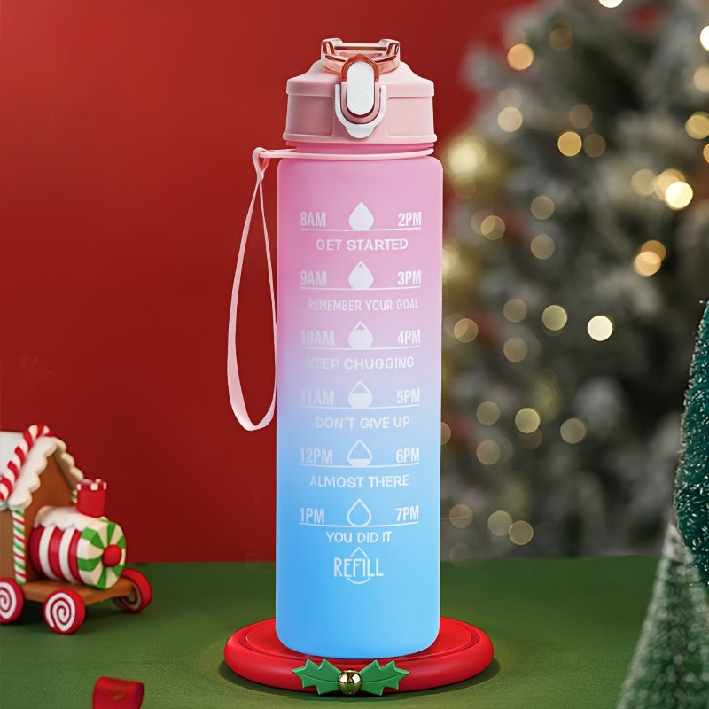 Portable water bottle for home, travel, and outdoor use in a variety of colors.