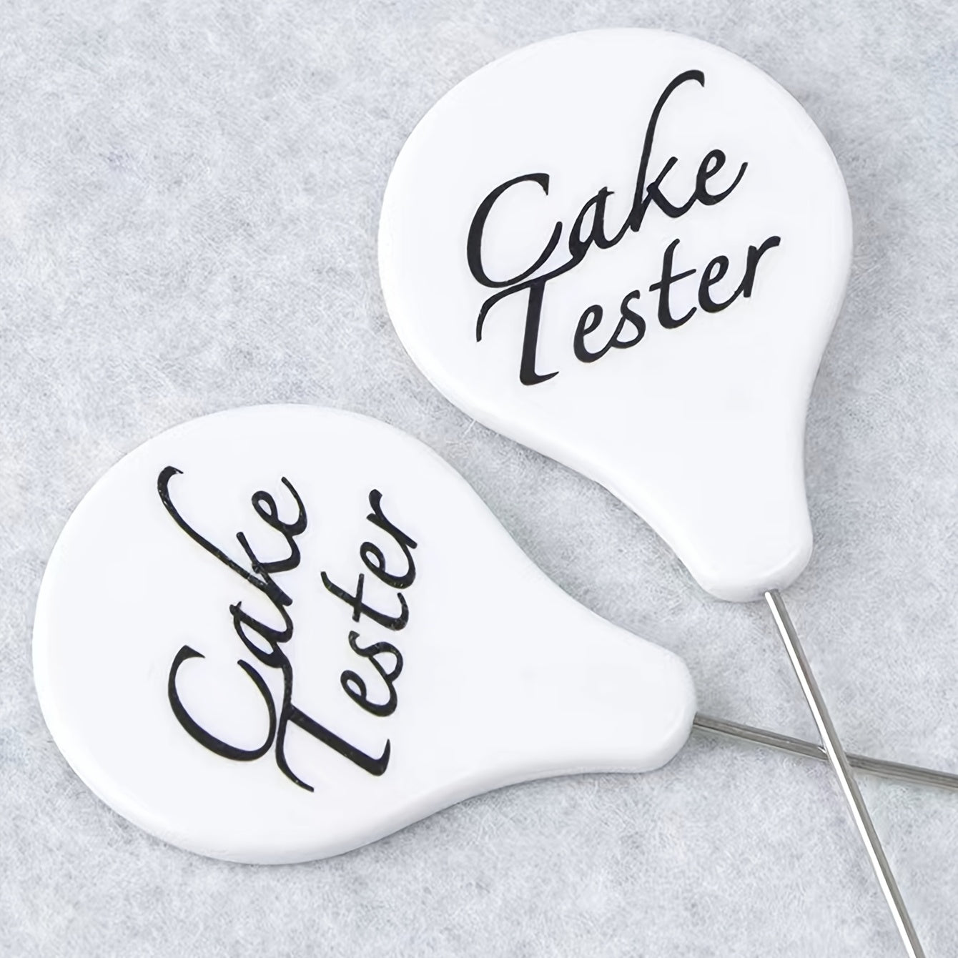 One piece of Stainless Steel Cake Tester, a must-have item for baking and cooking in the kitchen, featuring a sleek design that complements other kitchen gadgets and accessories, a versatile tool for every home kitchen.