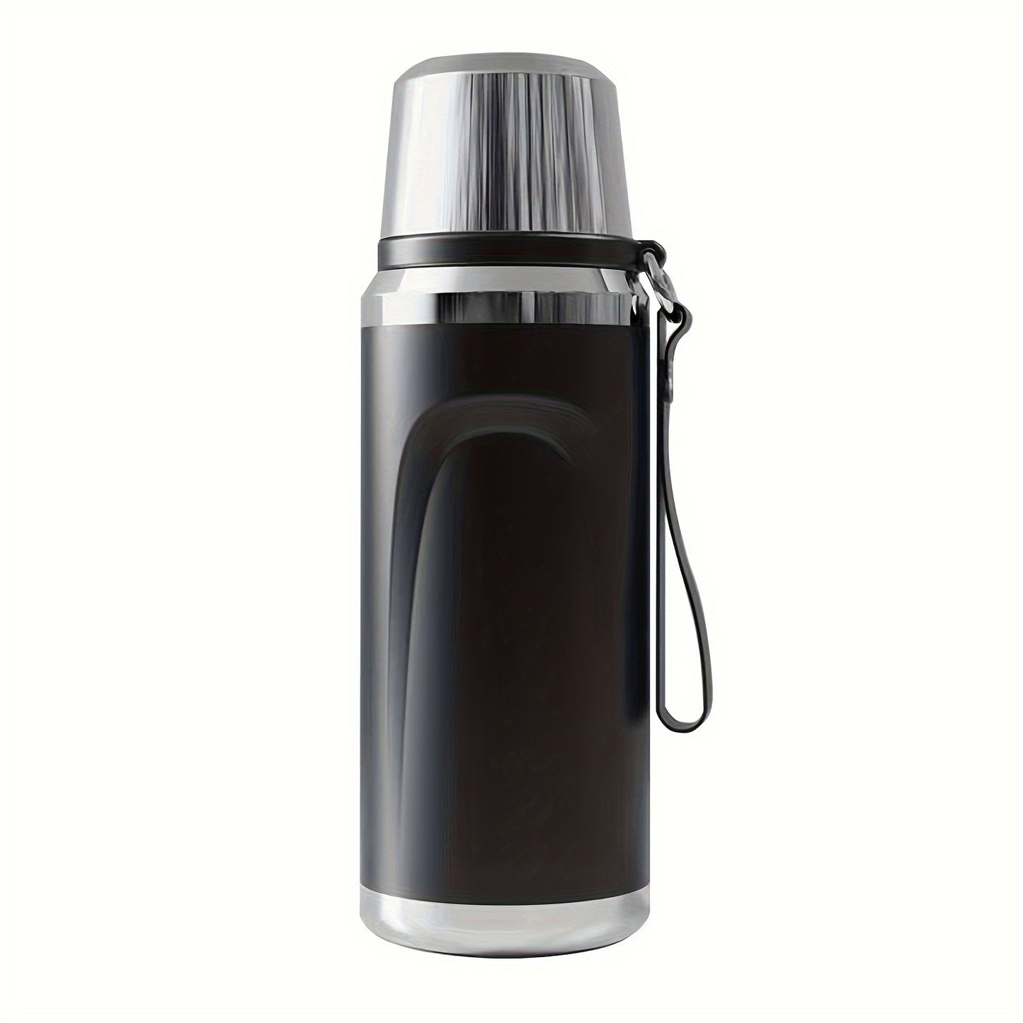 600ml stainless steel vacuum cup for hot and cold drinks, ideal for outdoor sports and travel.