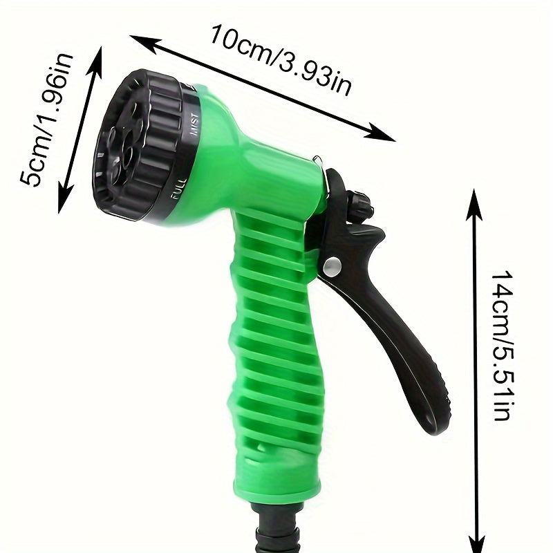 Sturdy, Expandable Garden Hose - 3/4" Diameter, High-Pressure Car Wash & Lawn Care, Durable Latex, Euro Thread Connector