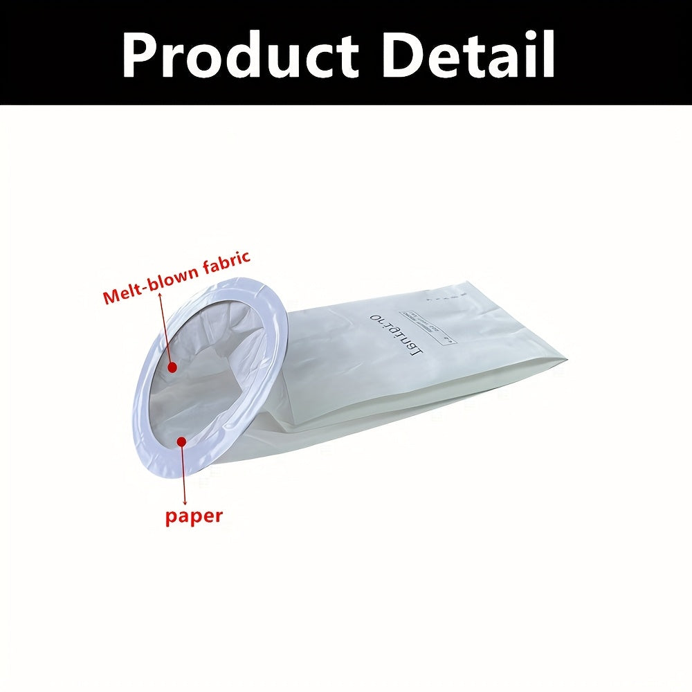 Compatible with Nilfisk GD10/Adgility 10XP/CAV2.2, this vacuum cleaner dust bag is made from a mixture of paper and cloth materials. It boasts high efficiency filtration and a durable design.