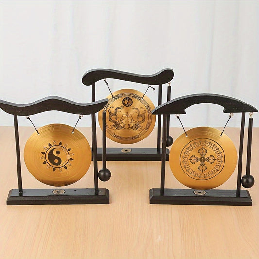 1pc Meditation Gong for Yoga, Home, and Office Relaxation.