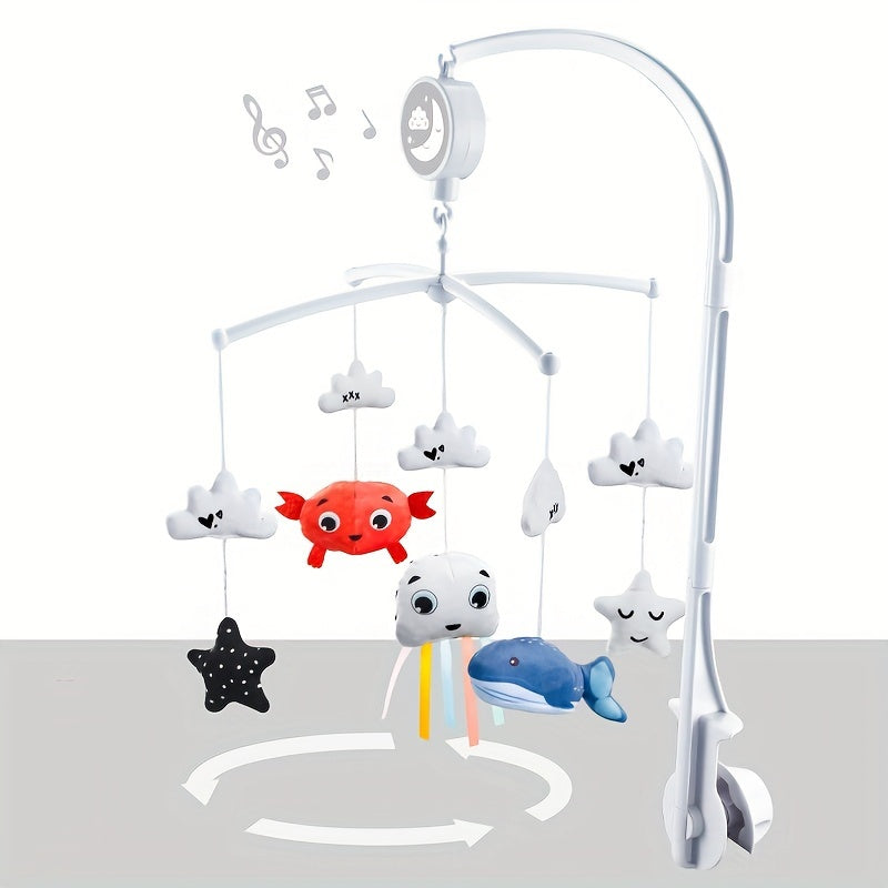 1 piece of a Cartoon Musical Bell, a delightful bell that spins and rattles, perfect for Christmas gifts.