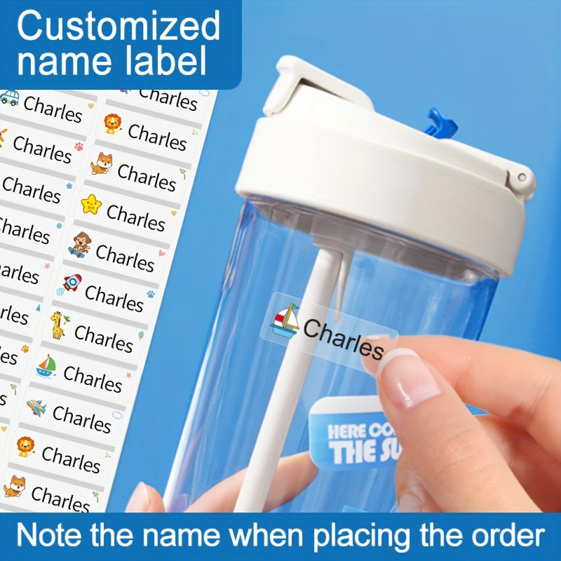 45-240pcs Waterproof Transparent Name Labels: Ideal for updating school supplies, enhancing office organization, creating scrapbooking masterpieces, and labeling back-to-school essentials. Perfect for paper names, classified stickers, and number