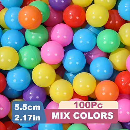 60/120 Candy-Colored Ocean Balls: High-Quality, Non-Toxic for Kids' Ball Pits & Outdoor Play