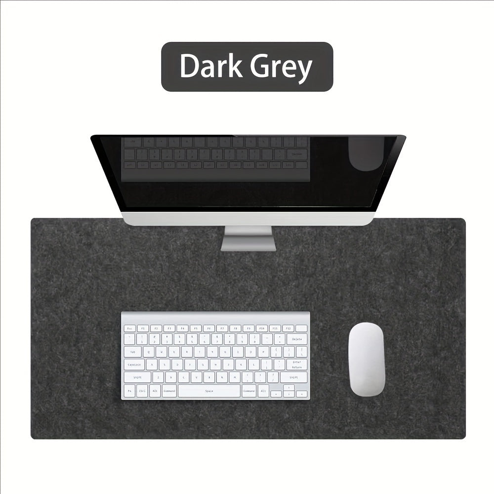 XL Gaming Mouse Pad, Non-Slip Felt, Desk Protector for Desktop Computer and Keyboard, Premium Quality, Durable and Washable