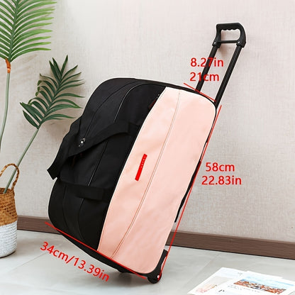 Hehaijiang Fashion Design Travel Bag, Lightweight Trolley Bag, Large Capacity Luggage Soft Bag.