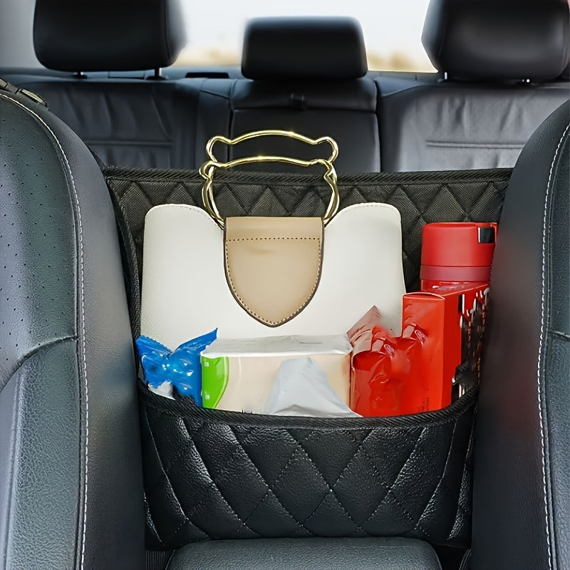 Organize your car in style with our roomy back seat storage solution, featuring multiple compartments. Ideal for family cars, travel, and everyday use.