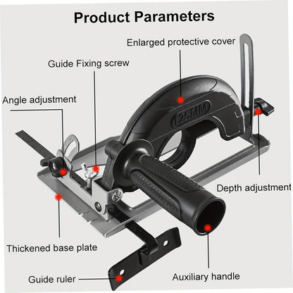 1pc angle grinder bracket suitable for 100-125 angle grinder, multi-functional marble frame for modification and multi-accessory use.