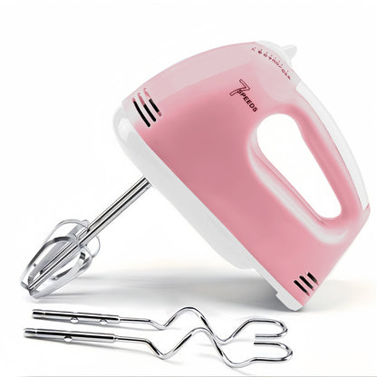 1 Electric Mixer with 7-Speed Handheld Whisk, Electric Egg Beater, Kitchen Appliance Mixer for Auxiliary Mixing in Kitchen Bowls