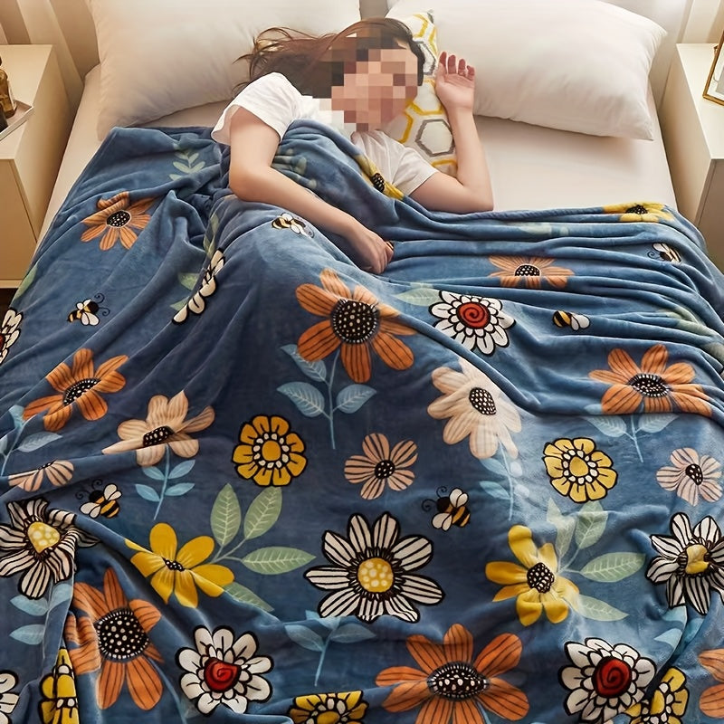 One versatile fleece blanket cover shawl that is skin-friendly and suitable for travel, picnics, bedrooms, living rooms, offices, cars, and more. Includes multiple functions in one cover.