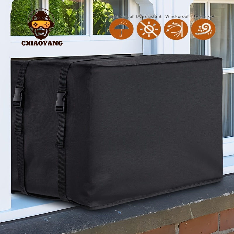 This UV-resistant air conditioner cover is designed for outdoor units and fits most AC sizes and models. It helps prolong the lifespan of your unit, with a universal fit to protect against the elements and extend its longevity.