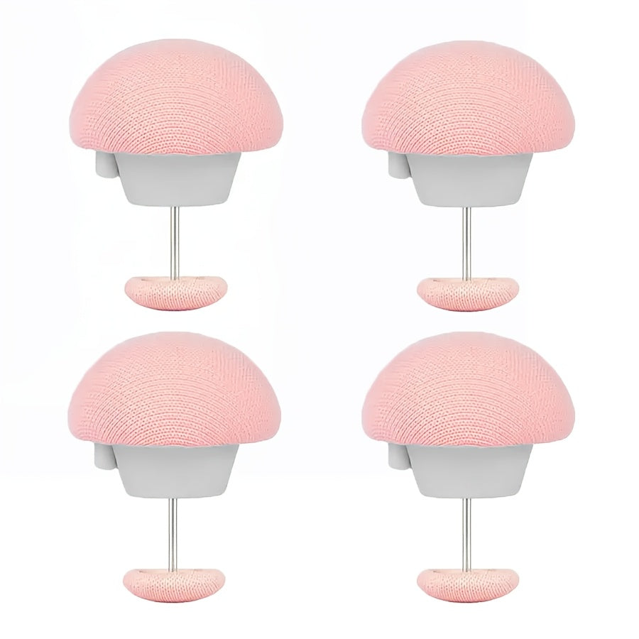 Ensure a comfortable sleep with our 4-Pack Mushroom Shaped Duvet Clips. These clips feature an easy one-key unlock system for quick assembly, invisible design for sleek styling, and are made with pure fabric for a luxurious feel. Spot-clean care makes