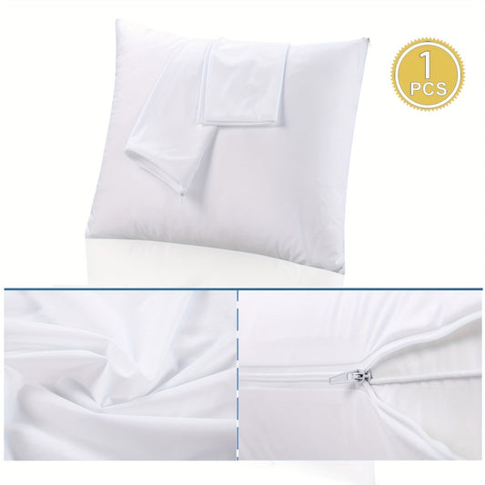 High Quality Waterproof Throw Pillow Protector - Soft and Breathable Polyester Cover with Zipper for Sofa & Bed - Outdoor Decorative Pillowcase Resistant to Bugs - Easy to Wash Machine - Durable and Waterproof Outdoor Pillow Covers