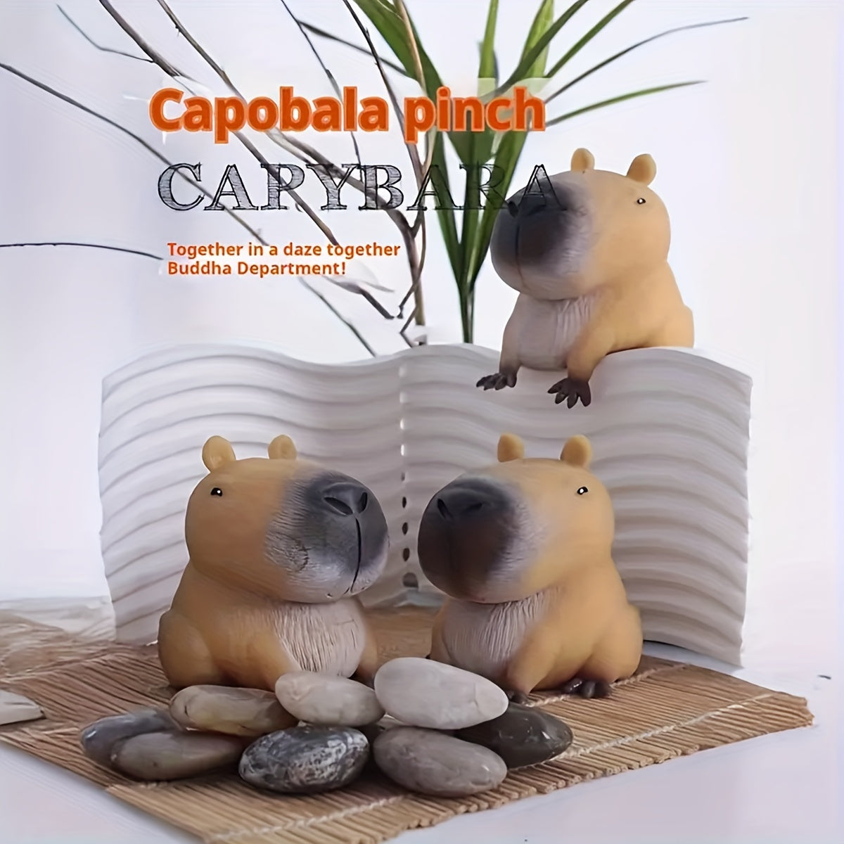 Capybara Relax Toy: Quick Bounce, Durable TPR Material, Novelty Animal Design for Fun & Relaxation, Perfect Gift or Classroom Reward