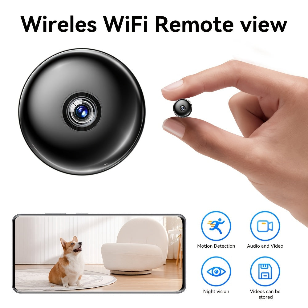 Wireless Surveillance Camera with 2.4Ghz Wifi, Motion Detection, Night Vision, and Remote Access