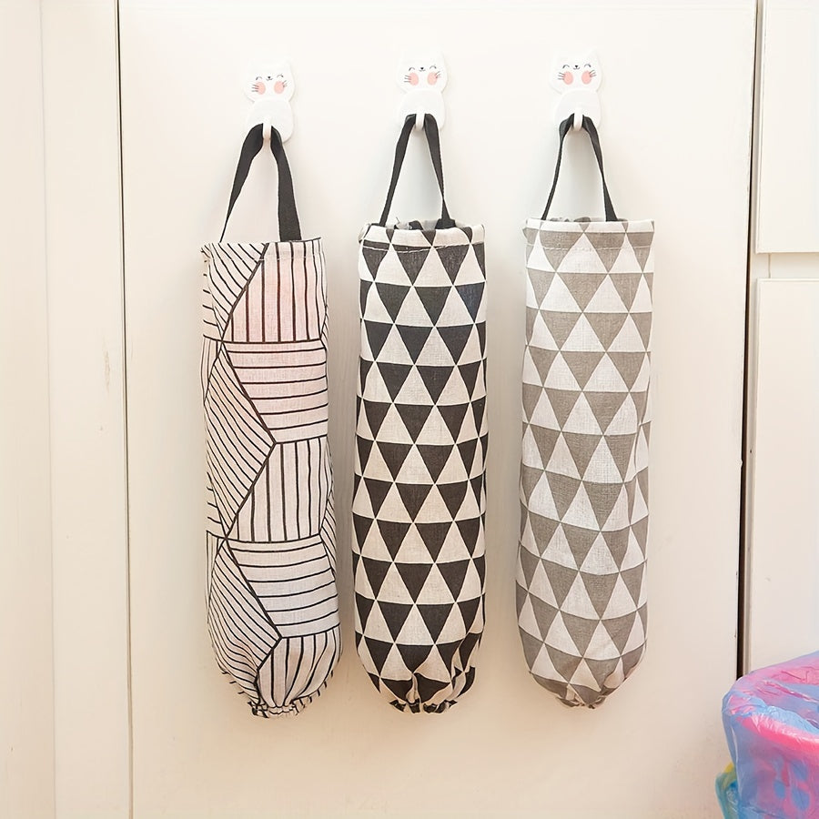 Wall-mounted storage organizer for bags, shoe covers, socks, and small items in the home