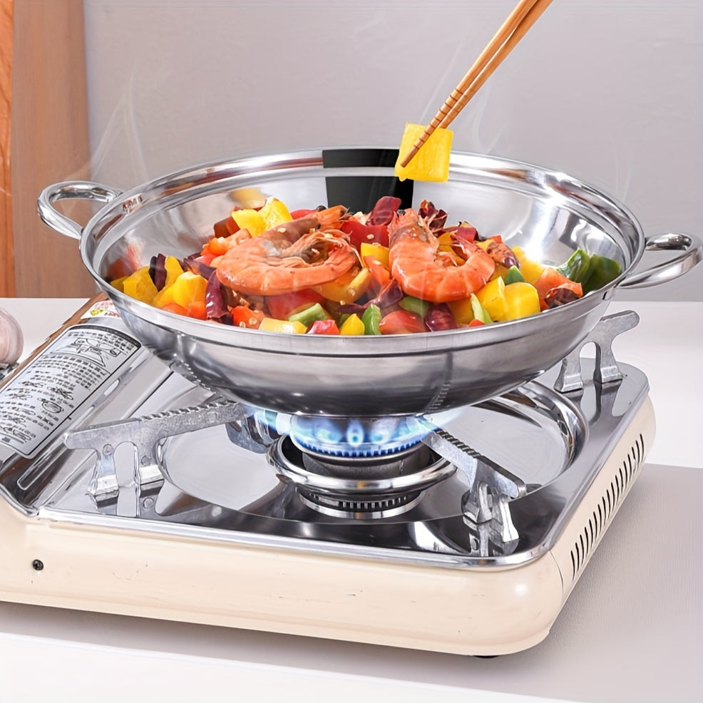 Stainless Steel Hot Pot and Sauté Pan Set with Versatile Functions