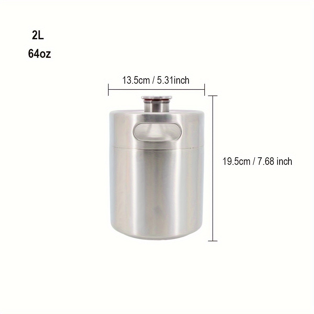 Мини-пивной кег высокого качества, нержавеющая сталь, портативный, многоразовый для домашнего пивоварения и крафтовых напитков.