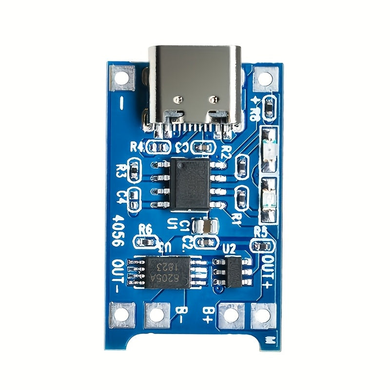 15 TP4056 battery charging boards with Type-C & USB interfaces, overcharge protection - perfect for DIY projects.