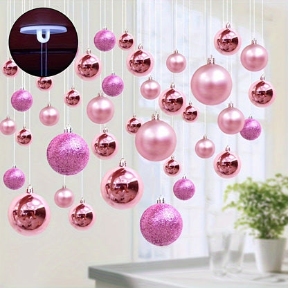 50 crystal-clear, strong self-adhesive ceiling hooks for hanging flags, wall storage, and DIY home decor. Ideal for Christmas decorations and parties.