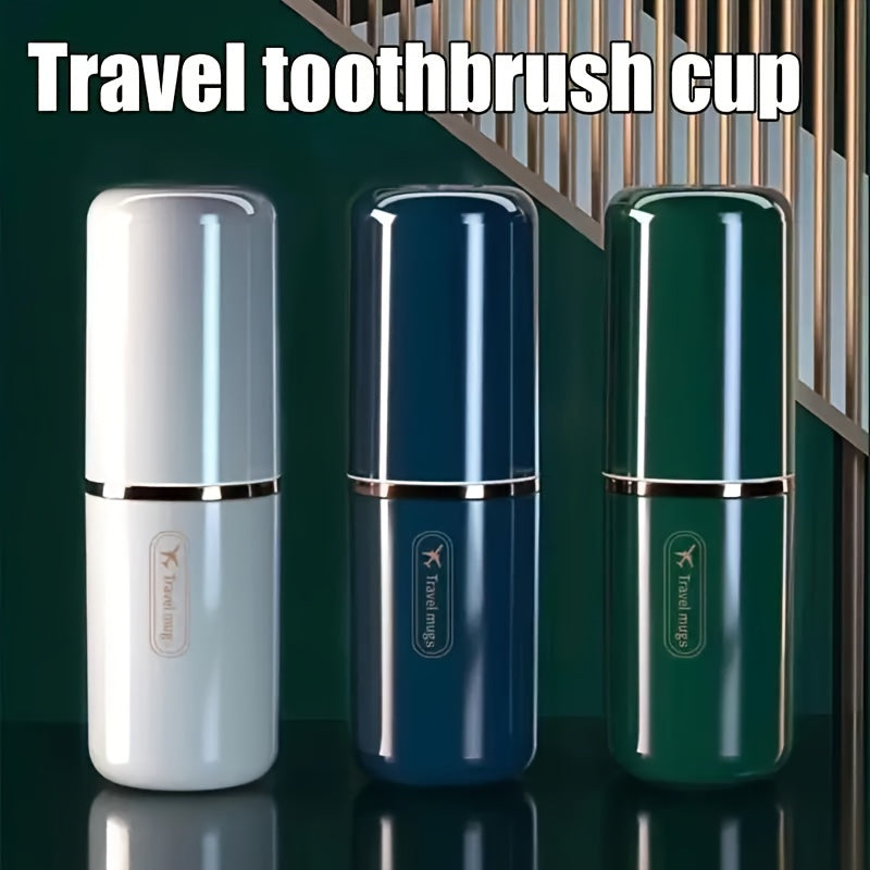 Portable toothbrush cup for home and travel with no fragrance