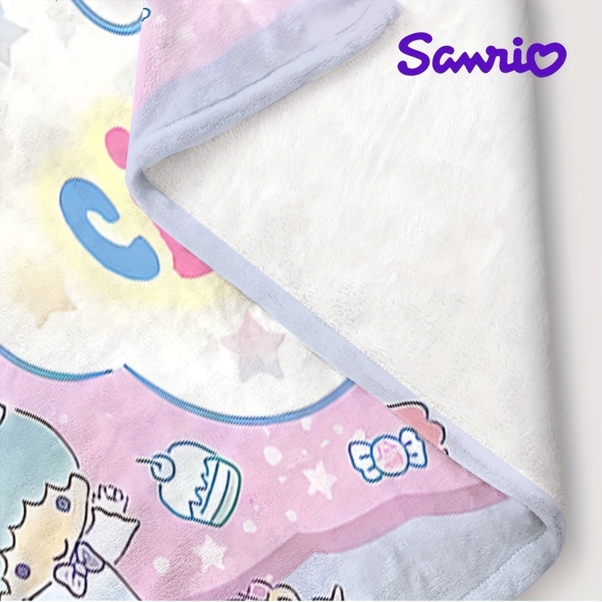 Stay cozy with this adorable Sanrio Big Eared Dog flannel blanket featuring a cartoon digital print. Designed for ultimate comfort, this cute blanket is perfect for adding a touch of comfort and style to any living space. Wrap yourself in warmth and