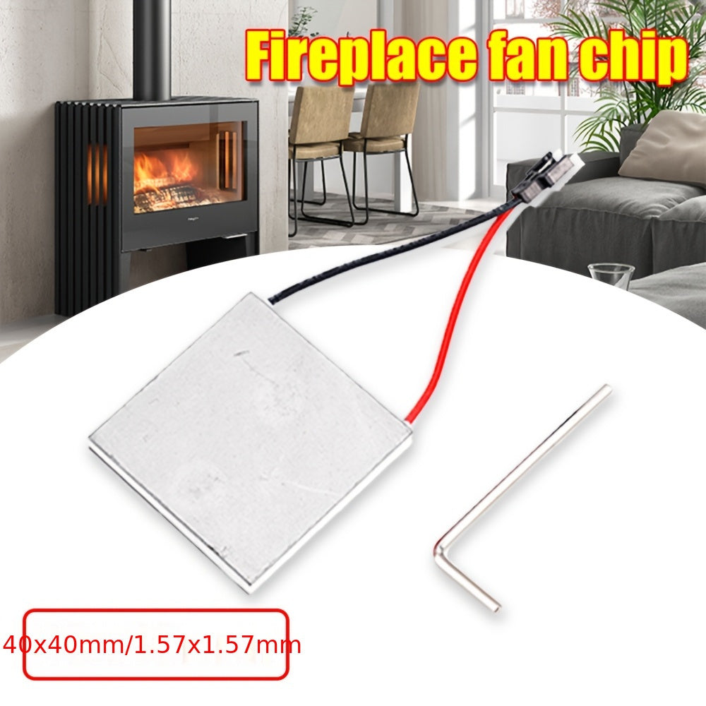 There is a difference in power generation between a 40mm fireplace fan accessories generator electric power fireplace fan motor and a chip stove heater motor.