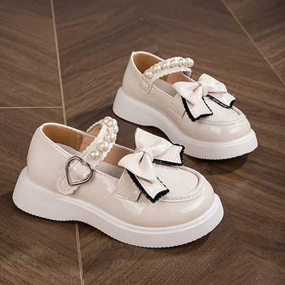 New Casual Spring and Autumn Girls' Fashion: Soft-Sole Mary Jane Flats with a Chic Princess Style.