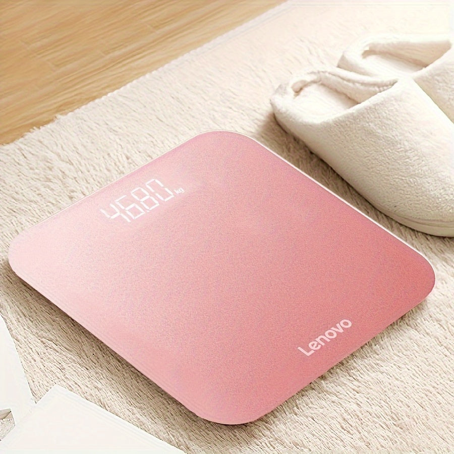 Lenovo Digital Bathroom Scale accurately measures weight up to 400lb/180kg without batteries.