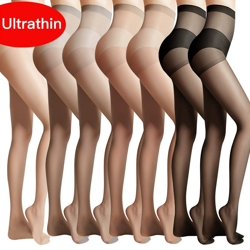 Goodnorm 5-Pack Black Stockings for Women, Ultra-thin and invisible, perfect for a sexy look. Suitable for Spring, Autumn, and Summer.